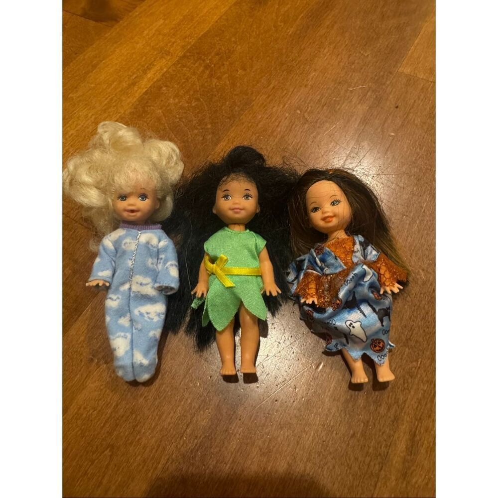Vintage 1990s Kelly Club Doll Lot of 3 Mattel Barbie Friends Dolls w/ Outfits